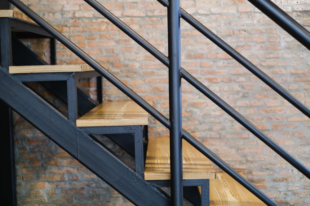 Escalier métalique à Monswiller